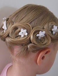 праздничные прически с заколками для девочек праздничные прически с заколками для девочек