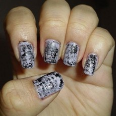 Абстракция на ногтях Абстракция на ногтях