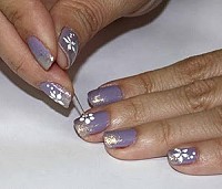 Рисунки на ногтях иголкой Рисунки на ногтях иголкой