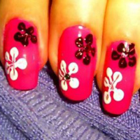 как создать самые простые цветочные рисунки на ногтях как создать самые простые цветочные рисунки на ногтях