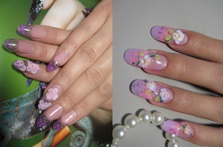 художественная роспись ногтей художественная роспись ногтей