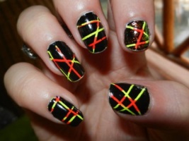 неоновый маникюр неоновый маникюр