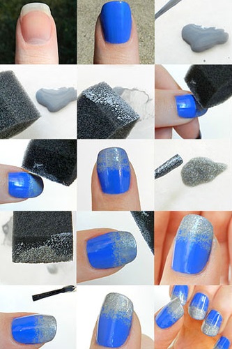 как сделать маникюр с переходом цвета как сделать маникюр с переходом цвета