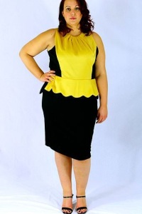 фасоны платьев для полных девушек